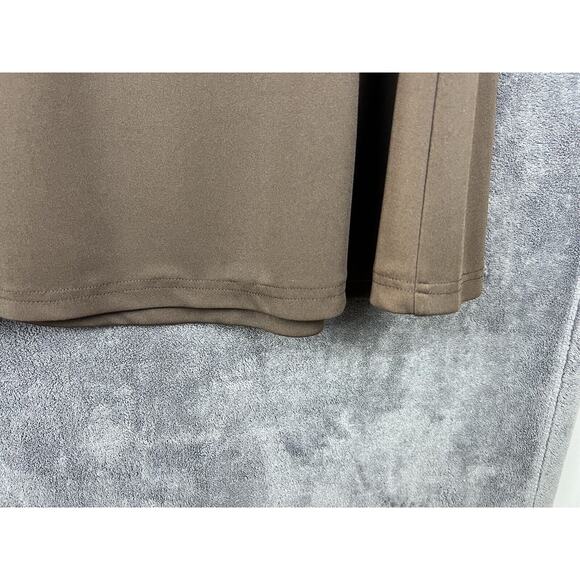 The Quacker Factory Woman’s Skirt Brown Size Large Maxi Swing 50’s Style - Picture 6 of 9